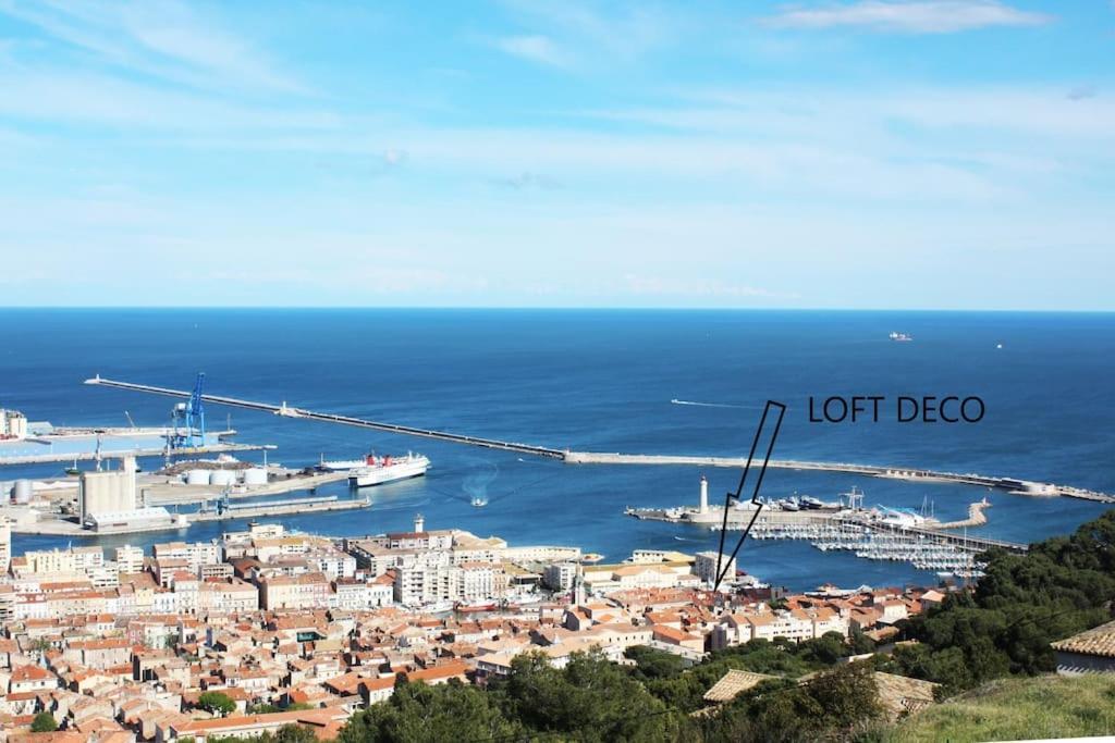 Loft Déco tout confort au coeur du quartier Haut Sète Exterior foto